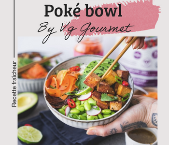 Poke bowl de tofu con sésamo y jengibre