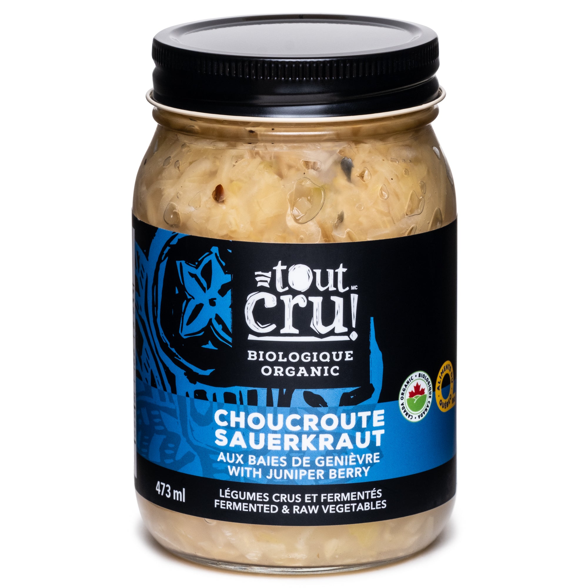Organic sauerkraut with juniper berries - Pascualita - Tout cru! Fermentation