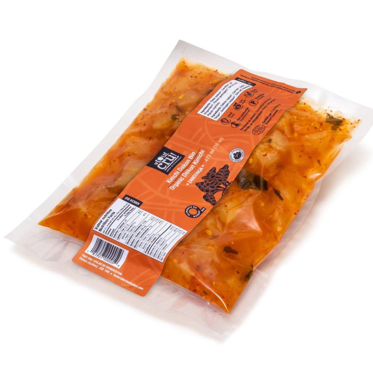 Organic daikon kimchi - Zandunga - Tout cru! Fermentation