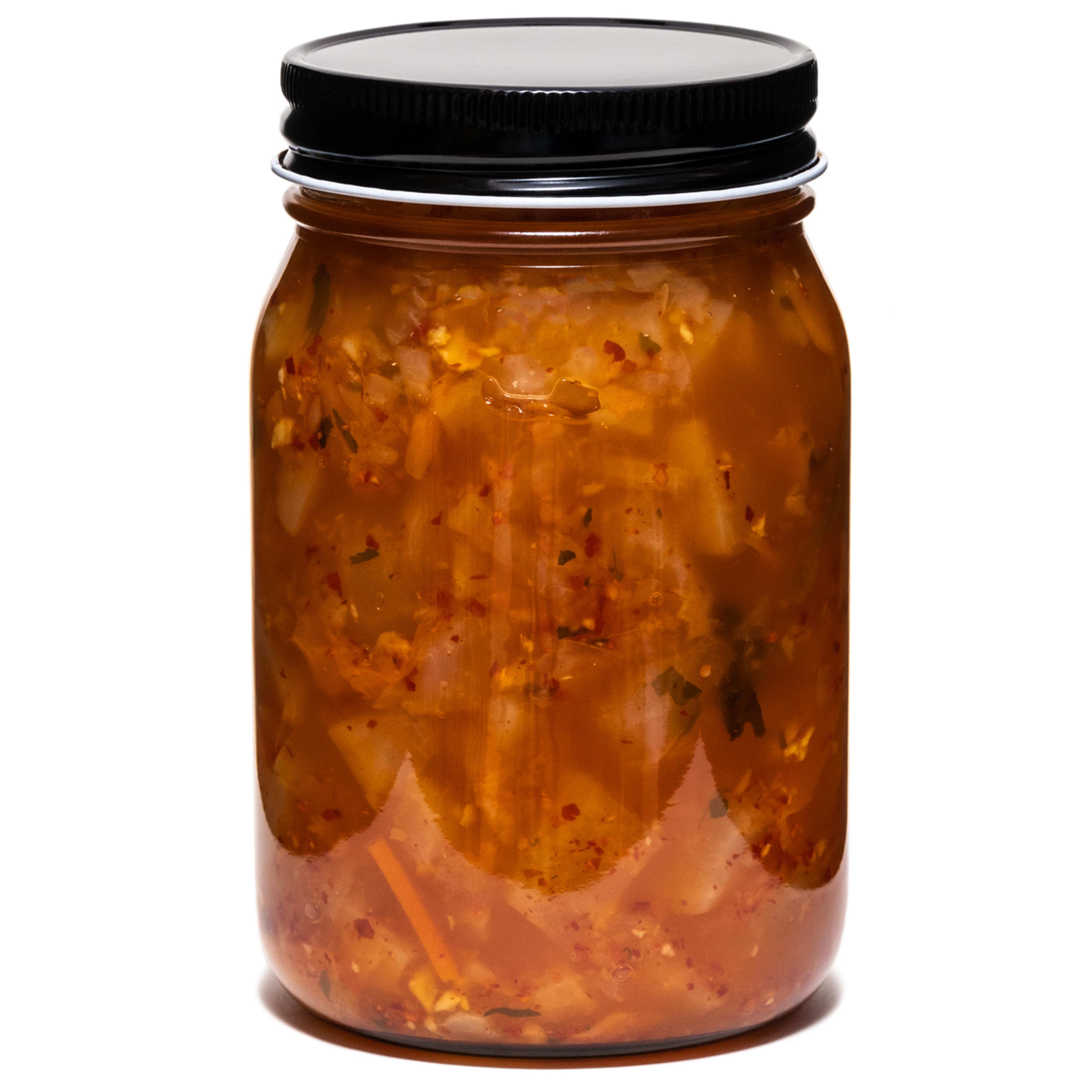 Organic daikon kimchi - Zandunga - Tout cru! Fermentation