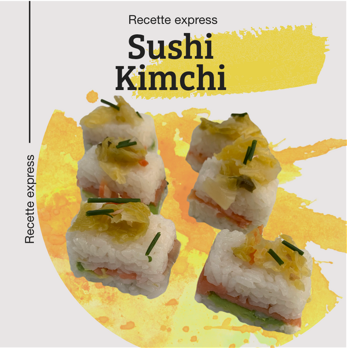 Sushi con kimchi